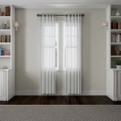 Hastings Home 3/4" X 48-84" Curtain Rod With Decorative Twisted Sphere Finials & Hardware For Home Décor In Bedroom & Kitchen - Black 6 Hastings Home 3/4" X 48-84" Curtain Rod With Decorative Twisted Sphere Finials & Hardware For Home Décor In Bedroom & Kitchen - Black -Home Shop GUEST 02b56667 61c8 4a9a 9410 4d571b8c92dc