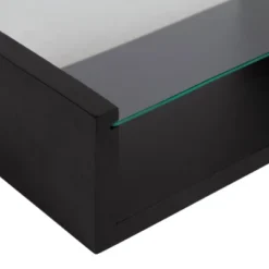 18" X 6" Holt Wood/Glass Decorative Wall Shelf Black - Kate & Laurel All Things Decor 11 18" X 6" Holt Wood/Glass Decorative Wall Shelf Black - Kate & Laurel All Things Decor -Home Shop GUEST 03ea0624 ec85 414f 9156 80f6d33ffbd9