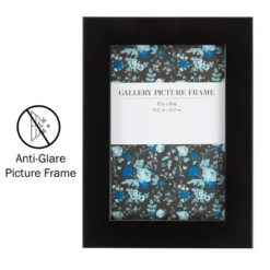 Hastings Home Set Of 6 Picture Frames With Stand And Hanging Hooks - 4" X 6", Black -Home Shop GUEST 04e309ba 3d6c 4274 a9e4 e6a3d10db14c