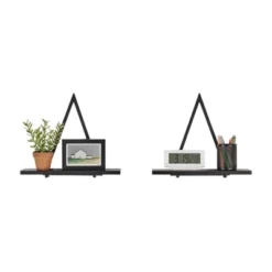 15.7" X 13.5 Set Of 2 Reversible Triangle Accent Wall Shelves - Danya B. 29 15.7" X 13.5 Set Of 2 Reversible Triangle Accent Wall Shelves - Danya B. -Home Shop GUEST 07d6f6c0 3f3e 4bc8 b053 41f666bc02a4