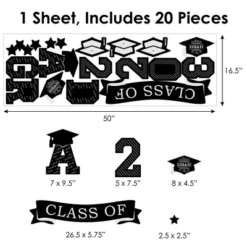 Big Dot Of Happiness Class Of 2023 Graduation Cheers Party Wall Decals Set Of 20 -Home Shop GUEST 07daf2a8 c91c 4400 83ab 9d2ad068b4a5