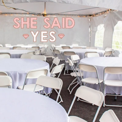 Big Dot Of Happiness Bride Squad - Peel And Stick Rose Gold Bridal Shower Or Bachelorette Party Large Banner Wall Decals - She Said Yes 3 Big Dot Of Happiness Bride Squad - Peel And Stick Rose Gold Bridal Shower Or Bachelorette Party Large Banner Wall Decals - She Said Yes
