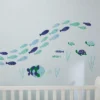 Lambs & Ivy Oceania Aqua/Blue Aquatic Fish Wall Decals/Stickers -Home Shop GUEST 088a56a9 f10e 4f29 9947 1b0d1d1e63f5