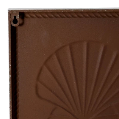 Set Of 4 Metal Sea Horse Speckled Wall Decors With Starfish Shell And Coral Designs Cream - Olivia & May 16 Set Of 4 Metal Sea Horse Speckled Wall Decors With Starfish Shell And Coral Designs Cream - Olivia & May - Image 14