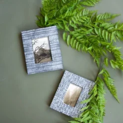 4 X 6 Inch Decorative Distressed Whitewashed Metal Pattern Picture Frame - Foreside Home & Garden 8 4 X 6 Inch Decorative Distressed Whitewashed Metal Pattern Picture Frame - Foreside Home & Garden -Home Shop GUEST 0998c733 bdd2 438b bf14 0a011b8ea7c0