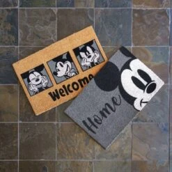 Mickey Mouse 2pk Coir Door Mats Gray 17 Mickey Mouse 2pk Coir Door Mats Gray -Home Shop GUEST 0b1c77d7 4a59 46ca a2f4 1d664efc0108