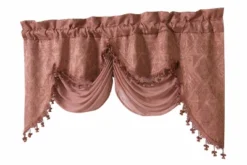 Kate Aurora Georgina Ultra Luxurious Raised Jacquard And Fringed Trimmed Austrian Window Valance -Home Shop GUEST 0b463452 3b68 469e a0f2 1b4489191663