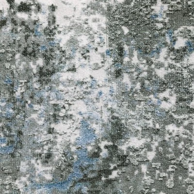 Micah Washable Marbled Abstract Indoor Area Rug Gray/Blue - Captiv8e Designs 8 Micah Washable Marbled Abstract Indoor Area Rug Gray/Blue - Captiv8e Designs - Image 6