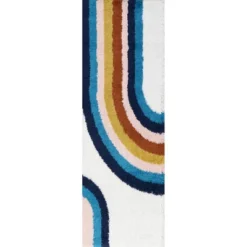 NuLOOM Ela Half Rainbow Shag Area Rug -Home Shop GUEST 0e9bbac0 cbee 4846 bbcf e941baabfffc