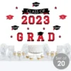 Big Dot Of Happiness Red Class Of 2023 Graduation Party Wall Decals Set Of 20 -Home Shop GUEST 118c5b0a a88f 4fb9 879c f265f602a023