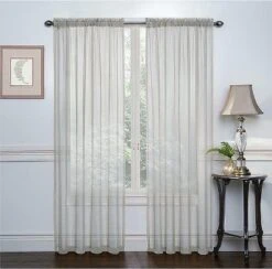 GoodGram 2 Piece Rod Pocket Elegant Sheer Voile Curtain Panels 23 GoodGram 2 Piece Rod Pocket Elegant Sheer Voile Curtain Panels -Home Shop GUEST 1206feb5 5cea 4ef4 af51 3014cf37c946