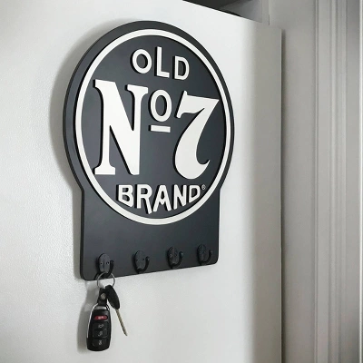 Old No. 7 Key Decorative Accent Rack - Jack Daniel's 3 Old No. 7 Key Decorative Accent Rack - Jack Daniel's