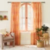 1pc Sheer Ophelia Printed Burnout Window Curtain Panel Orange - Opalhouseâ„¢ Designed With Jungalowâ„¢ 1 1pc Sheer Ophelia Printed Burnout Window Curtain Panel Orange - Opalhouseâ„¢ Designed With Jungalowâ„¢ -Home Shop GUEST 1403018d 86ae 4f43 bdb8 a45381091bf1
