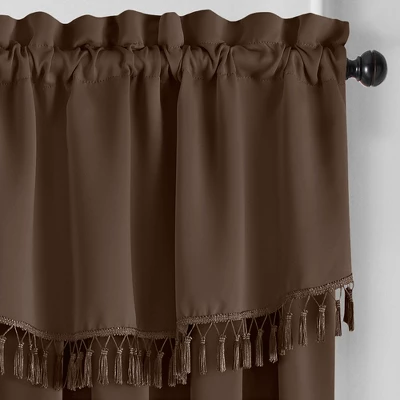 Vanderbilt Scallop Tassel Window Valance - 50" X 19" - SunVeil 4 Vanderbilt Scallop Tassel Window Valance - 50" X 19" - SunVeil - Image 2