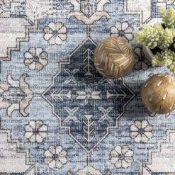 NuLOOM Dania Machine Washable Medallion Area Rug 15 NuLOOM Dania Machine Washable Medallion Area Rug -Home Shop GUEST 15520ffd 3e44 4f7b 9f61 d21b01b45d6f