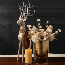 Brown Sugar Pillar Candles - Set Of 2 -Home Shop GUEST 169711ff e61f 4e3c bec1 bc77174a9666