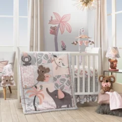 Lambs & Ivy Calypso Pink/Taupe Koala And Palm Tree Nursery Wall Decals/Appliques -Home Shop GUEST 16eb2aae 19f6 4679 8801 778e22d3b029