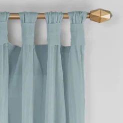 Priya Tab Top Light Filtering Window Curtain Panel - Vue