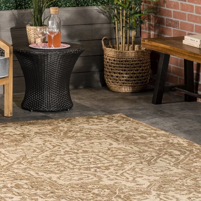 NuLOOM Lane Elegant Medallion Indoor And Outdoor Area Rug 10 NuLOOM Lane Elegant Medallion Indoor And Outdoor Area Rug - Image 8