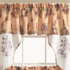 Urban Embroidered Grape Tier And Valance 60" X 36" Beige By Ramallah Trading -Home Shop GUEST 199959d6 48f7 40bc 888e 199d896e8583