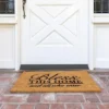 Juvale Blessed Welcome Home Front Door Mat, Natural Coir Rug For Entrance, 1'4"x2'4" -Home Shop GUEST 1a8348b7 d814 40e3 8a8f 389264e53b4a