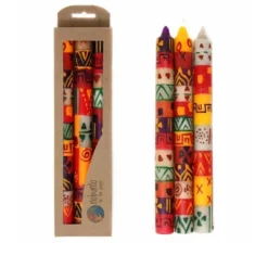 Global Crafts Unscented Hand-Painted Dinner Candles, Boxed Set Of 3 33 Global Crafts Unscented Hand-Painted Dinner Candles, Boxed Set Of 3 -Home Shop GUEST 1b34a51b dd88 473f 8461 7df39d5dd2f0