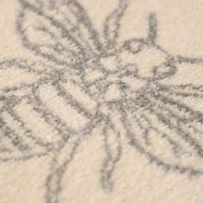 2'x3' ColorStar Bee Hex Door Mat White - Bungalow Flooring 8 2'x3' ColorStar Bee Hex Door Mat White - Bungalow Flooring - Image 6