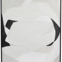 Set Of 2 Contemporary Canvas Abstract Framed Wall Arts With Black Frames White - Olivia & May 11 Set Of 2 Contemporary Canvas Abstract Framed Wall Arts With Black Frames White - Olivia & May -Home Shop GUEST 1ee30122 bb74 482a ba5b 02338d6ae300