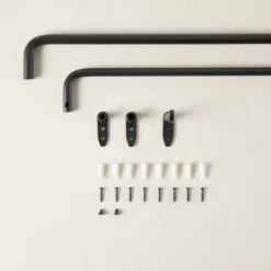 French Return Curtain Rod Matte Black - Hearth & Hand™ With Magnolia -Home Shop GUEST 222d72d9 a14d 44cc 9a47 af5b627255f7