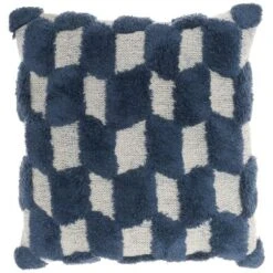 18"x18" Tufted Diag Checkers Square Throw Pillow - Nicole Curtis 17 18"x18" Tufted Diag Checkers Square Throw Pillow - Nicole Curtis -Home Shop GUEST 23b2db22 8a32 411b a635 621f47bf2771