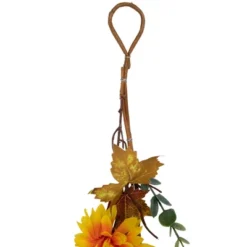 Northlight 5.5' X 6" Autumn Harvest Orange And Yellow Mums With Maple Leaves Garland - Unlit -Home Shop GUEST 2506be9d 622e 4340 bbc5 e044eab77b87