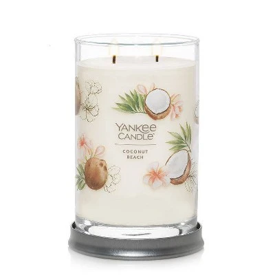 20oz Signature Large Tumbler Candle Coconut Beach - Yankee Candle 6 20oz Signature Large Tumbler Candle Coconut Beach - Yankee Candle - Image 4