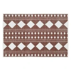 Sussexhome Diamond Collection Cotton Heavy Duty Low Pile Area Rug , 2' X 3' -Home Shop GUEST 2663ee4a 45ea 483f b509 e5621e37531c