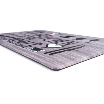 World Rug Gallery 'Kitchen Is The Heart Of The Home' Anti-fatigue Mat 4 World Rug Gallery 'Kitchen Is The Heart Of The Home' Anti-fatigue Mat - Image 2