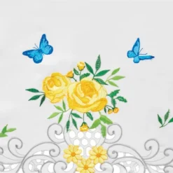 Collections Etc Floral Butterfly Curtains -Home Shop GUEST 26eb2026 7032 4d14 b337 1eae598de9fd