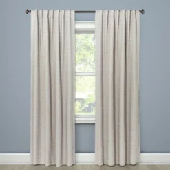 1pc Blackout Doral Window Curtain Panel Cream - Project 62™ -Home Shop GUEST 271584f6 fc16 4422 a313 52e0eb6cd363