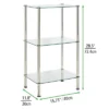 MDesign Floor Storage Tower Unit, 3 Tier 2 MDesign Floor Storage Tower Unit, 3 Tier -Home Shop GUEST 273865f5 97c8 4bae a33a 6d690eefc2cf