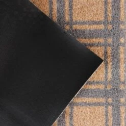 2'x3' ColorStar Prairie Grid Door Mat Khaki - Bungalow Flooring -Home Shop GUEST 2810113e 84c9 4126 a44b 0c2c79a3cf02