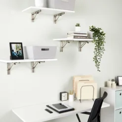 Built Industrial 2 Pack Folding L Wall Shelf Bracket, 10 Inch Collapsible Hardware With Locking Hinge For Garage Shelves, Holds 120lbs 12 Built Industrial 2 Pack Folding L Wall Shelf Bracket, 10 Inch Collapsible Hardware With Locking Hinge For Garage Shelves, Holds 120lbs -Home Shop GUEST 287cb2e8 070c 48d4 bea1 4033a2fb6480