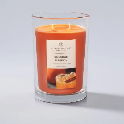 19oz Glass Jar Bourbon Pumpkin Candle - Home Scents 4 19oz Glass Jar Bourbon Pumpkin Candle - Home Scents - Image 2