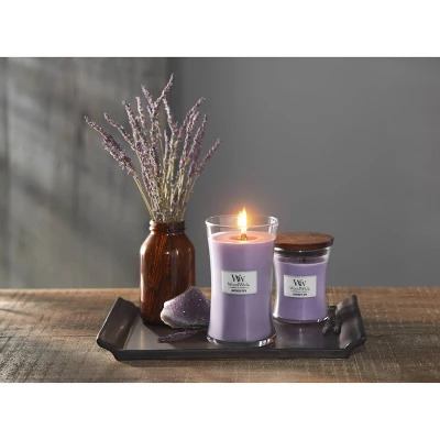 21.5oz Large Hourglass Jar Candle Lavender Spa - WoodWick 4 21.5oz Large Hourglass Jar Candle Lavender Spa - WoodWick - Image 2