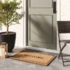 1'11x2'11" 'Welcome' Coir Doormat Black - Threshold™ Designed With Studio McGee -Home Shop GUEST 2abe1867 3c43 49c3 95eb aa48ced33212