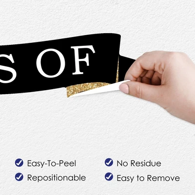 Big Dot Of Happiness Gold Class Of 2023 Graduation Party Wall Decals Set Of 20 4 Big Dot Of Happiness Gold Class Of 2023 Graduation Party Wall Decals Set Of 20 - Image 2