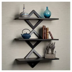 40" X 27.5" Three Tier Diamonds Shelving System - Danya B.