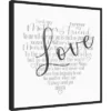 22" X 22" Mother's Day Heart Love By Cynthia Coulter Framed Canvas Wall Art Black - Amanti Art -Home Shop GUEST 2feae407 0b71 42b7 bb37 05568352652d