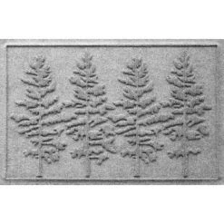 2'x3' Aqua Shield Fir Tree Indoor/Outdoor Doormat - Bungalow Flooring -Home Shop GUEST 308af967 f968 4c2a a070 ef5cf300df97