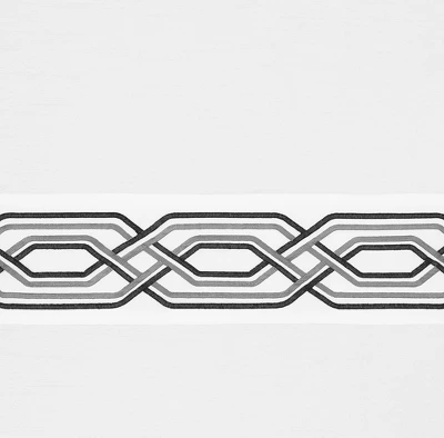 Kate Aurora Pacifico Complete 3 Piece Rod Pocket Embroidered Tier & Valance Kitchen Curtain Set 4 Kate Aurora Pacifico Complete 3 Piece Rod Pocket Embroidered Tier & Valance Kitchen Curtain Set - Image 2