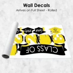 Big Dot Of Happiness Yellow Class Of 2023 Graduation Party Wall Decals Set Of 20 -Home Shop GUEST 318eff78 3b81 4a17 97e1 6405bcc398a0