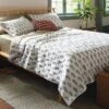 Voile Woodblock Printed Quilt Ivory - Threshold™ -Home Shop GUEST 344c4986 314e 4ab8 bfb0 0a61c564f52d
