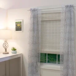 Radiance Bayshore 48-in Cordless White Roman Shade